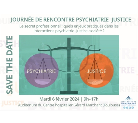 Journée de rencontre psychiatrie-justice à Toulouse - 06/02/2024