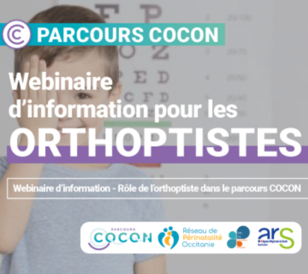 Sensibilisation sur le rôle de l'orthoptiste dans le parcours COCON - 26/03/2024