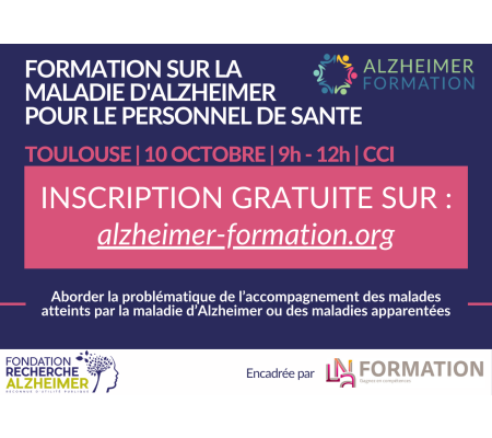 Formation “À la rencontre de l’Alzheimer” à Toulouse - 10/10/2023