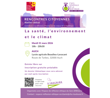 Rencontres citoyennes sur "la santé, l'environnement et le climat"