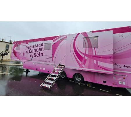Samatan : La Mammobile s'installe pour le dépistage du cancer du sein