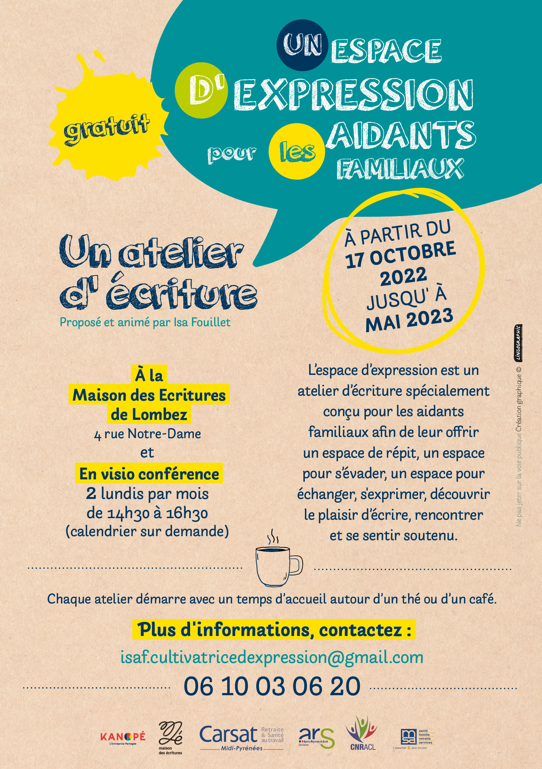 Un espace d'expression pour les aidants