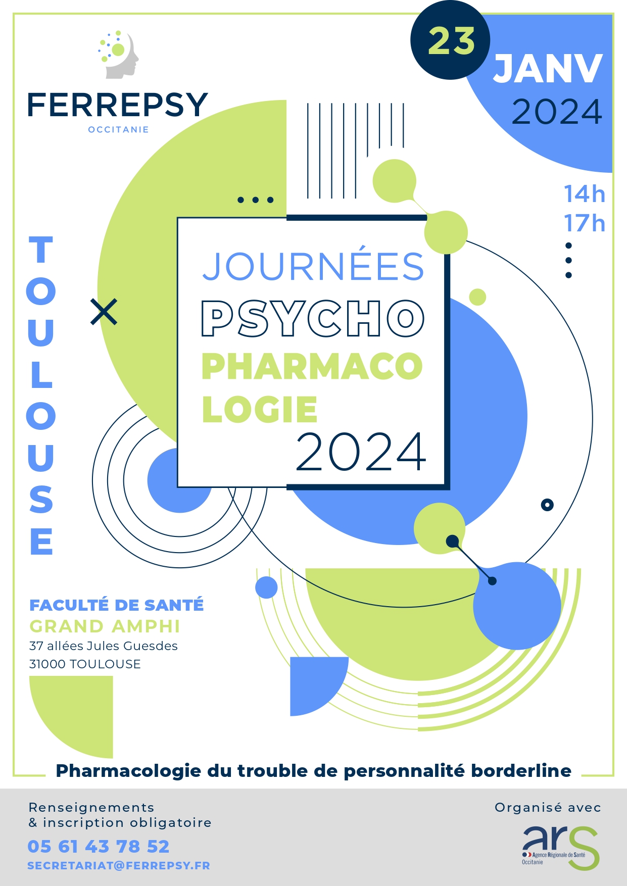 Journée de psycho pharmacologie - affiche